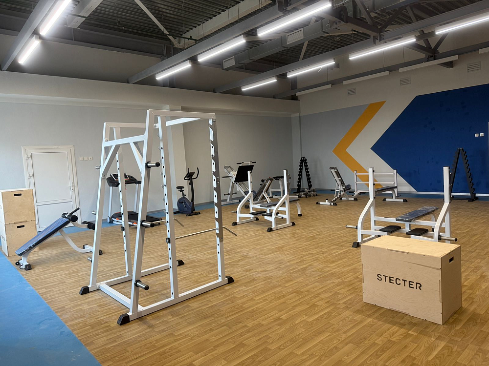 Многопрофильный лицей имени Циолковского, г. Липецк (тренажерный зал)